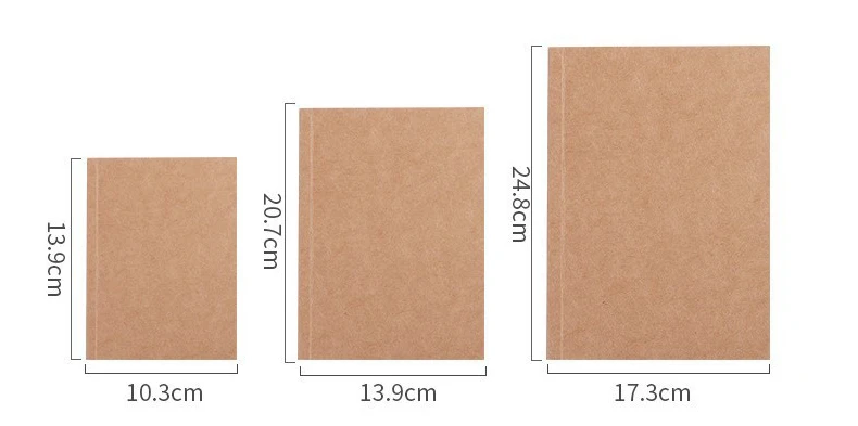 BSCI LOGO Customizable School Student Notes Diary Drawing Travel Sketchbook A5 B5 A6 Small Notebook Kraft