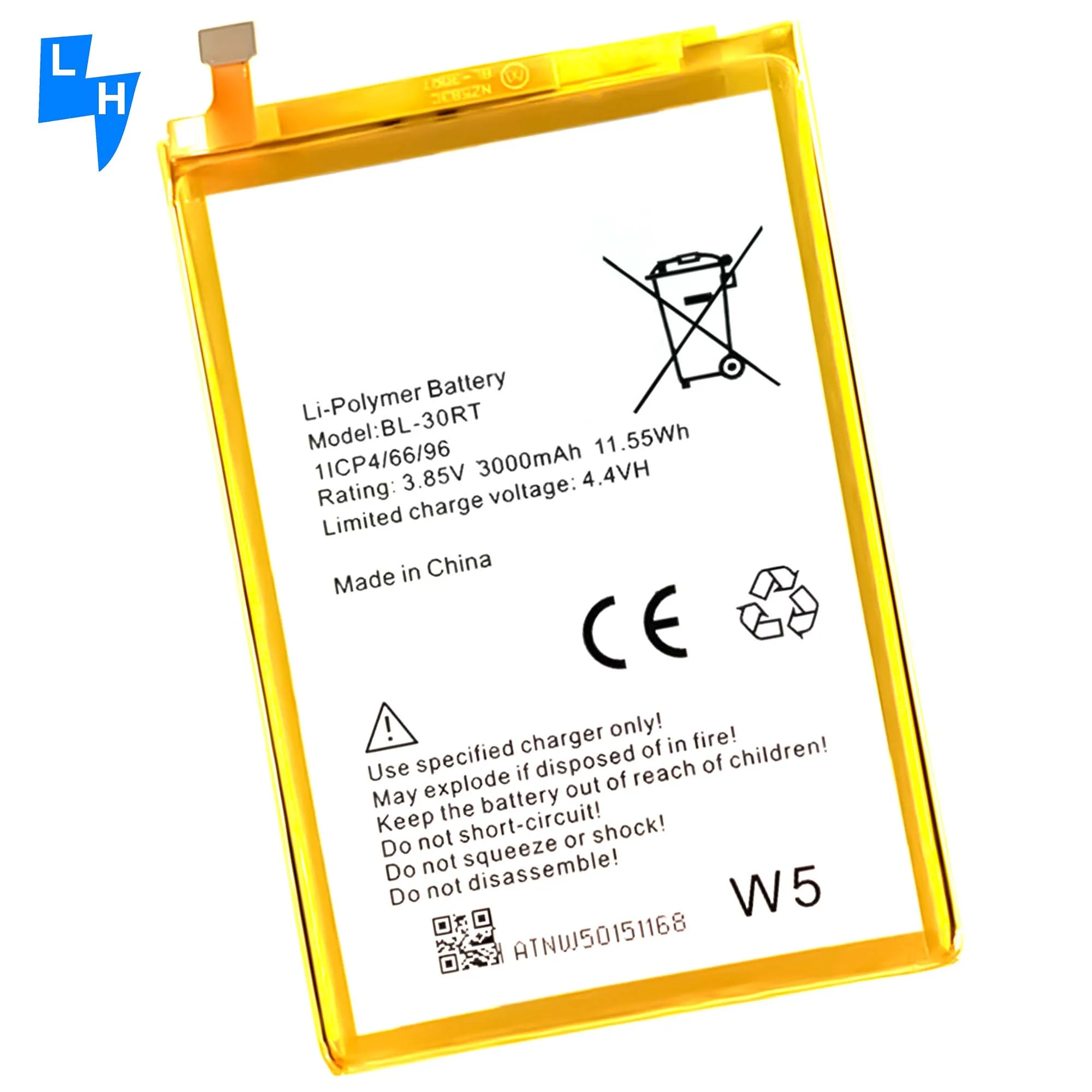 Заводская дешевая цена аккумуляторов для мобильных телефонов, BL-30RT для Tecno W5 W7 K8 WX5 3,85 В 3000 мАч BL30RT, заводская цена