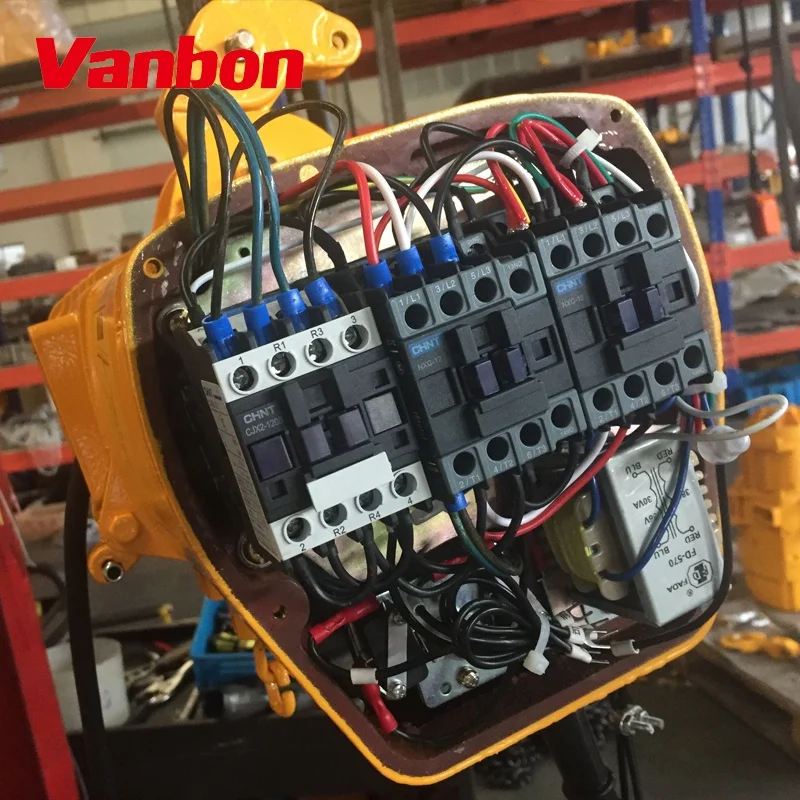 Vanbon Low Noise fast shipping overhead crane used electrical chain hoists for sale
