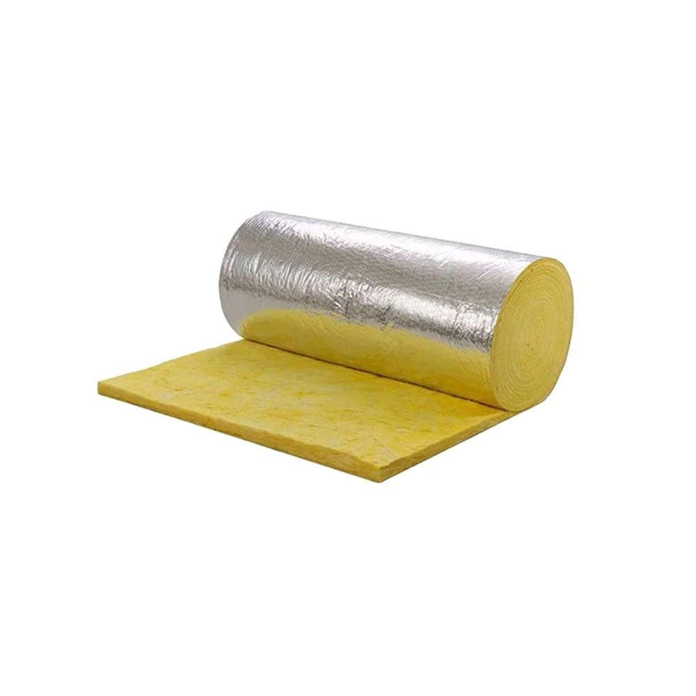 ISOKING fiber glass wool roll insulation 200mm price