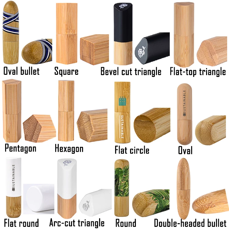 Twist Push Pull Roll up Screw Closure Cap Cover with Safety Seal Refillable Standing Gold Collar Lipstick Lipbalm Tube