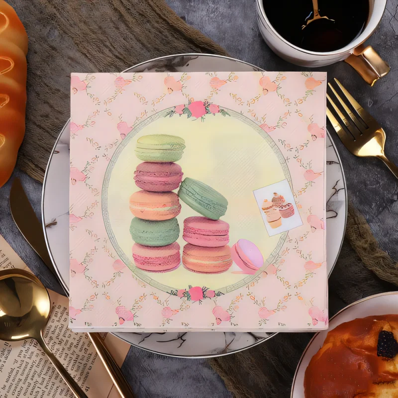 Factory customized high-quality dinner napkins personalized printed paper cocktail napkins