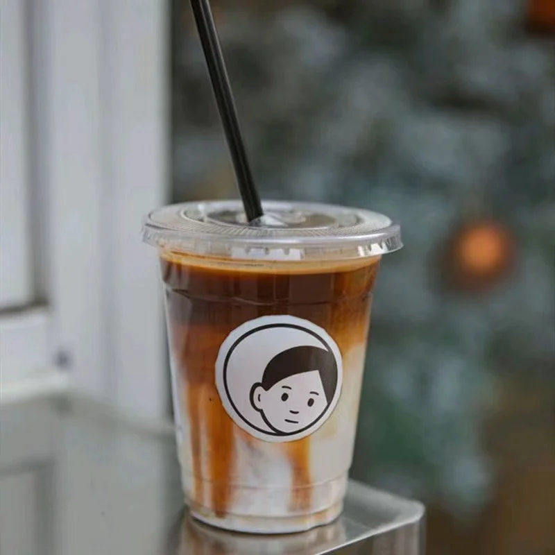 personalised christmas disposable 7oz single wall iced coffee cups 8oz disposable 12oz christmas