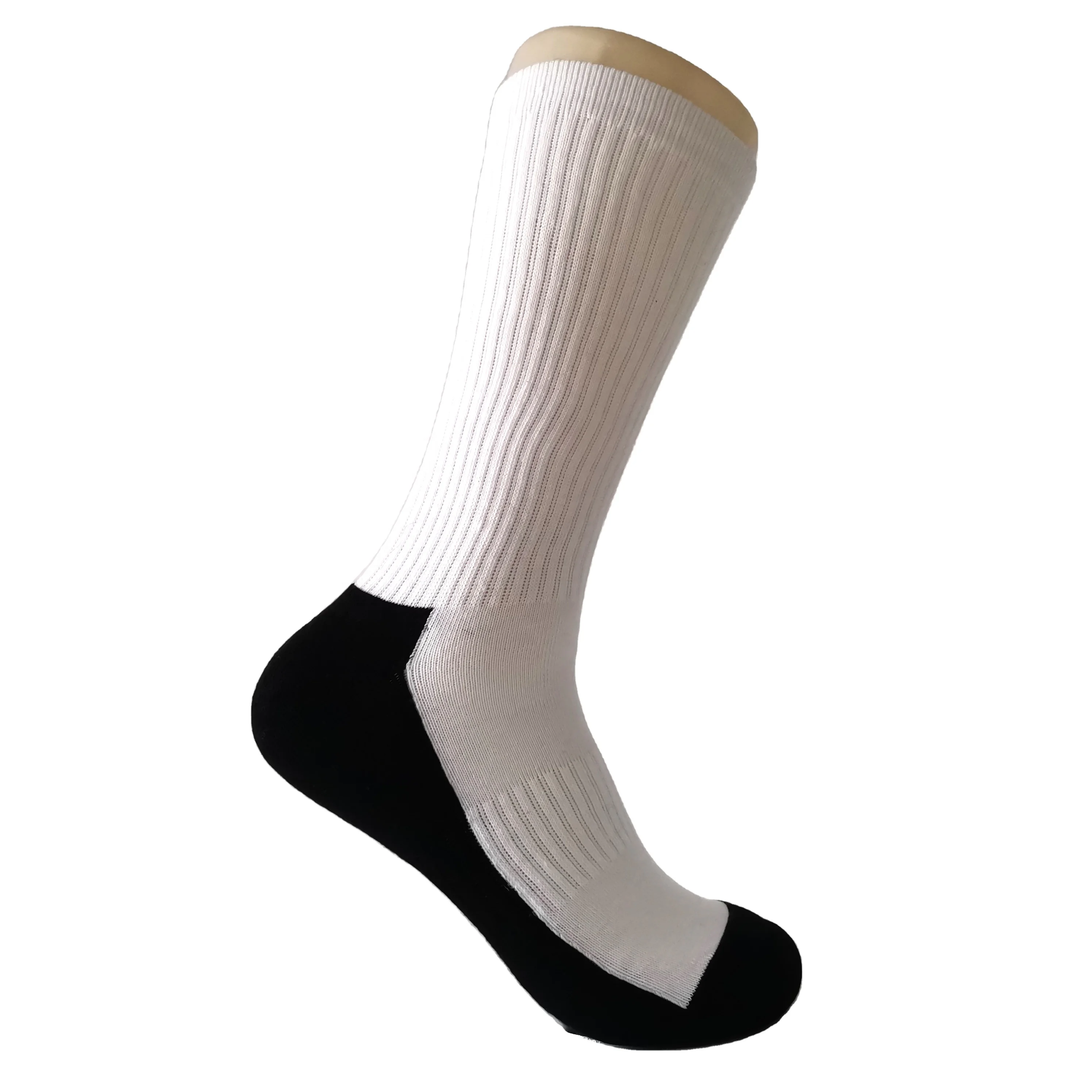 white sublimation blank socks polyester socks for sublimation