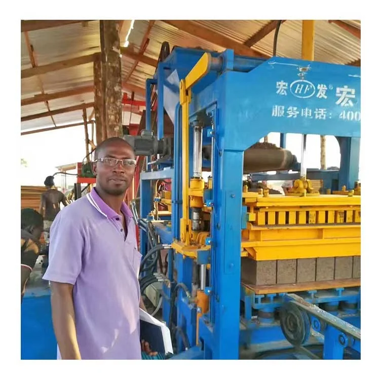 QT4-15 Full Automatic Hydraulic hollow brick making machine CHB block machine in Philippines