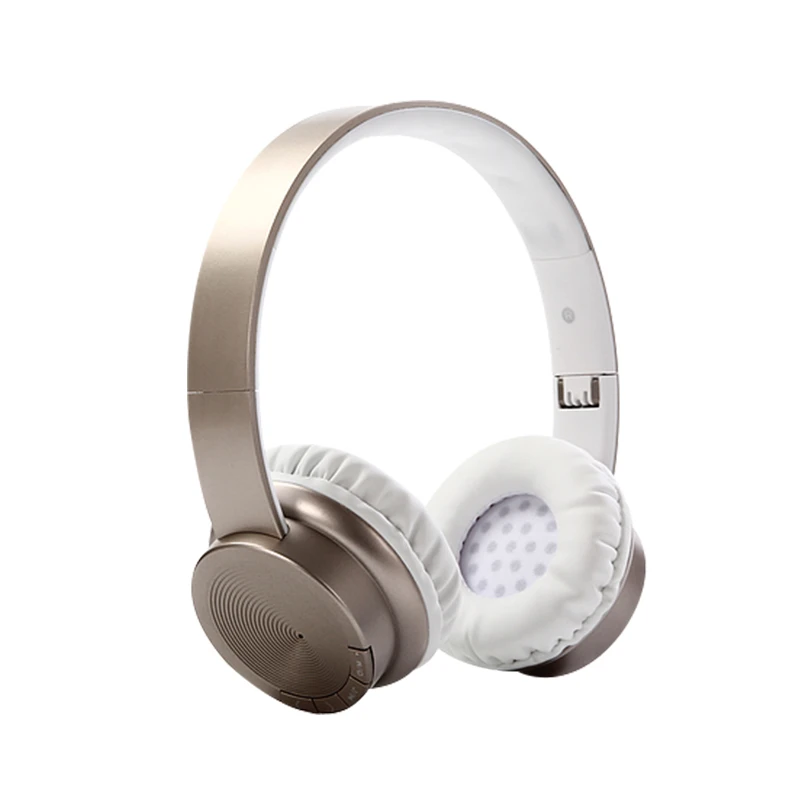 Wireless Stereo Headset, Gold Headband, Make Your Own Headphones for Big Ears