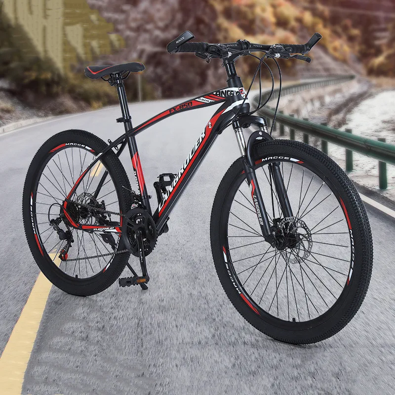 New Model 26 Inch Mountain Bike For Adults High Quality 27 Speed Red Black Green Blue Bicycle Frame Mountain Bike