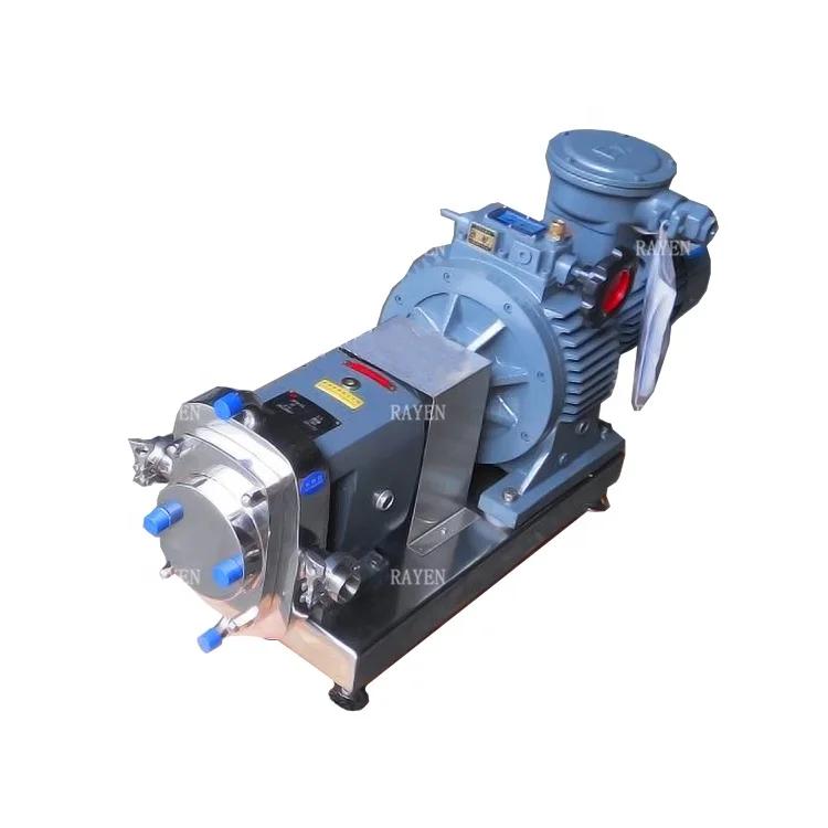 SS304 SS316L Stainless Steel Dosing Lobe Pump For Boiler Fresh Butter Candy Gum And Chocolate