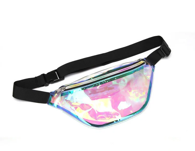 Transparent joker waterproof  travel outdoor women  Pvc beach waist bag  fanny pack for ladies