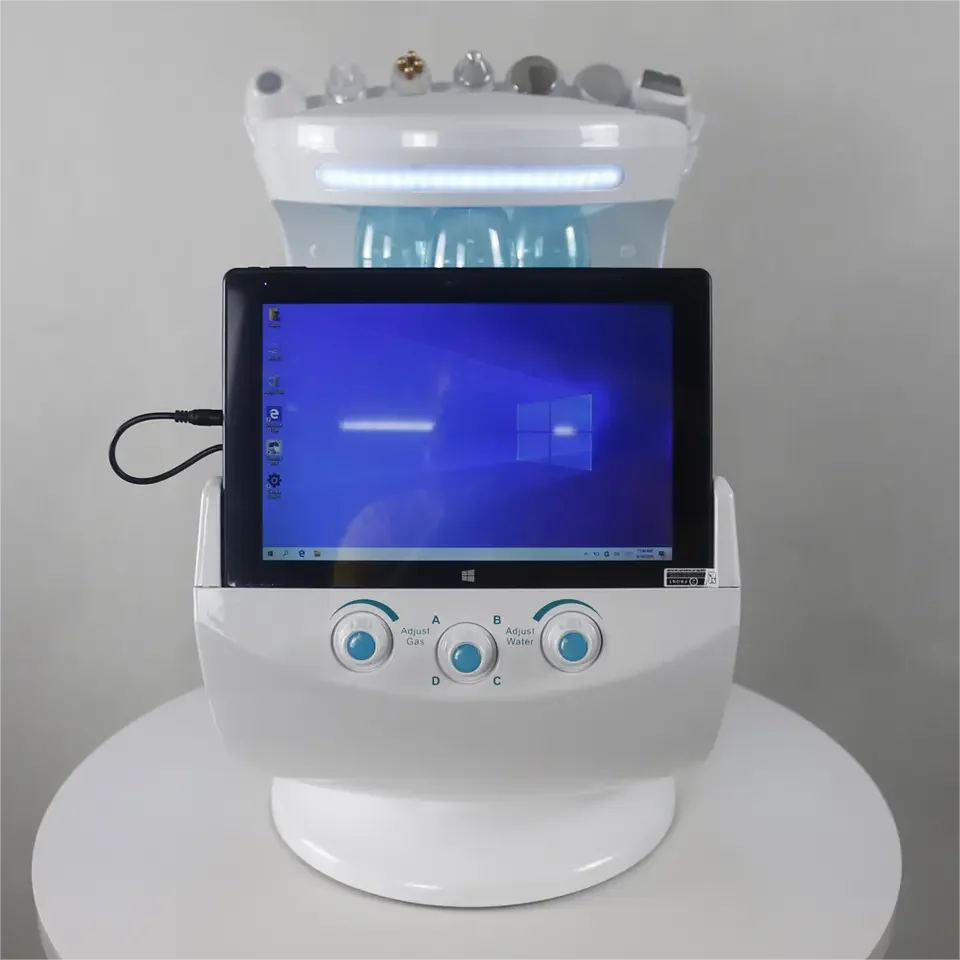Hydro Water Facials Hydro Auqa Facial Machine 6 In1 Hydro dermabrasion oxygen jet facial machine with skin analyzer