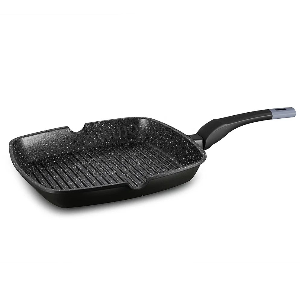 Marble Ceramic Coating Cooking Pots Cookware Set Diecast Aluminum Cookware Set