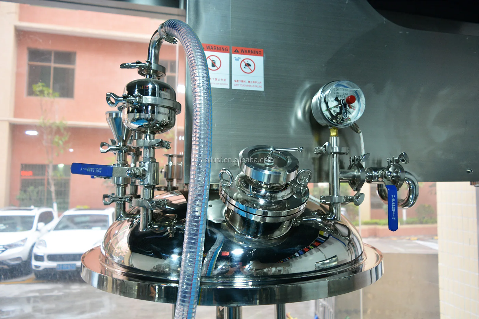 Small scale production semi auto cosmetics machinery production line