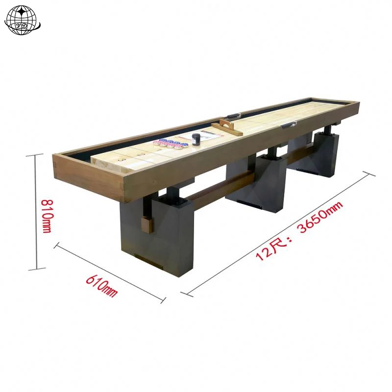 High Quality 12Ft Shuffle Table Shuffleboard Table