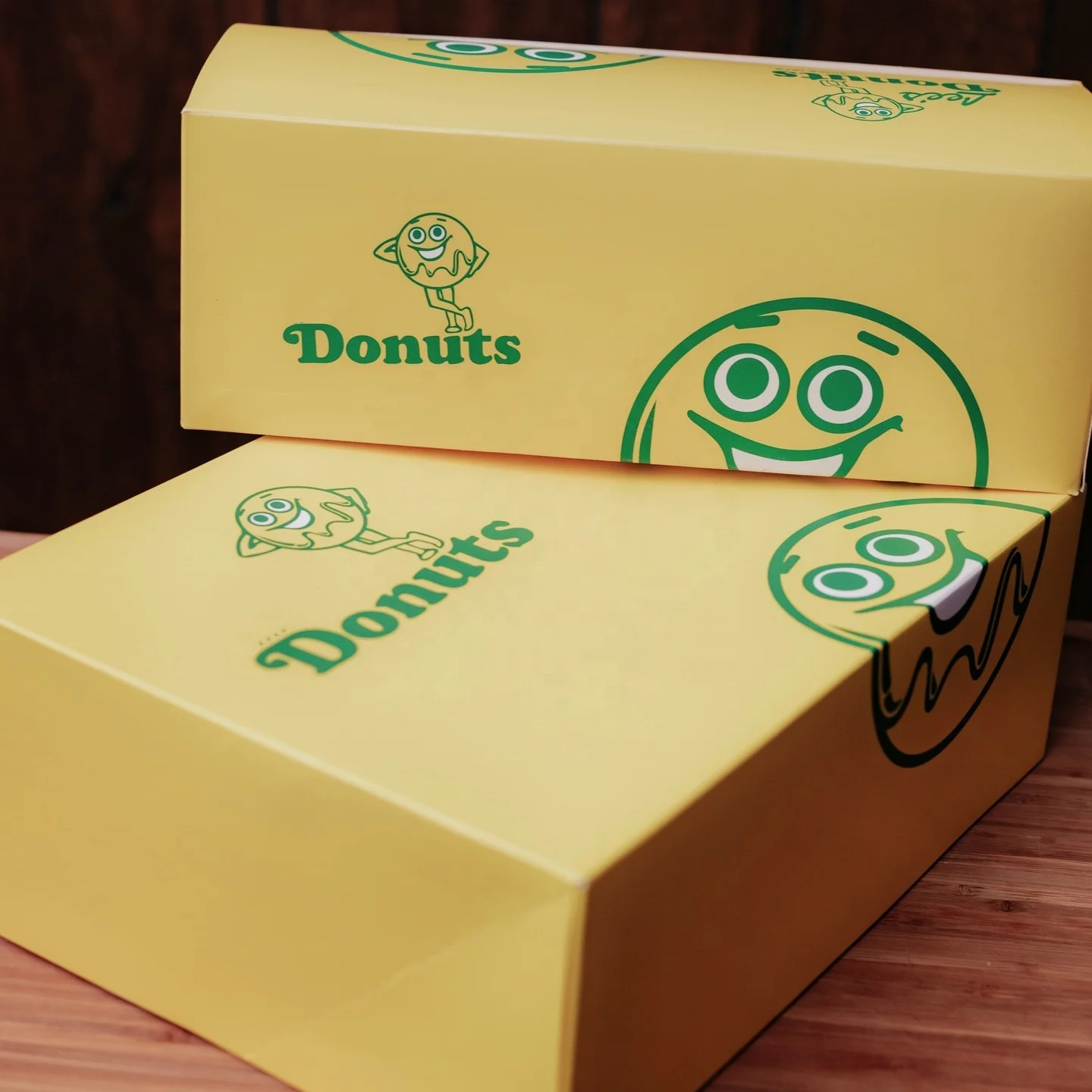 Custom Printed Luxury Sweet Pastry Dessert Mini Donuts Food Packaging Doughnut Box