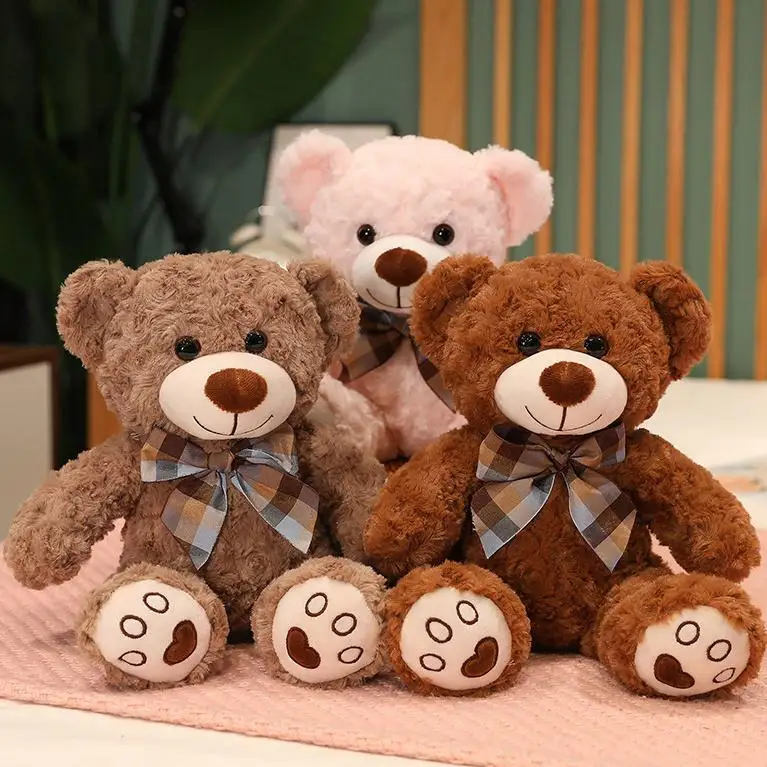 Fluffy Teddy Bear Soft Toys Party Present Kids Gift Stuffed Plush Teddy Bear Toys for Christmas Birthday