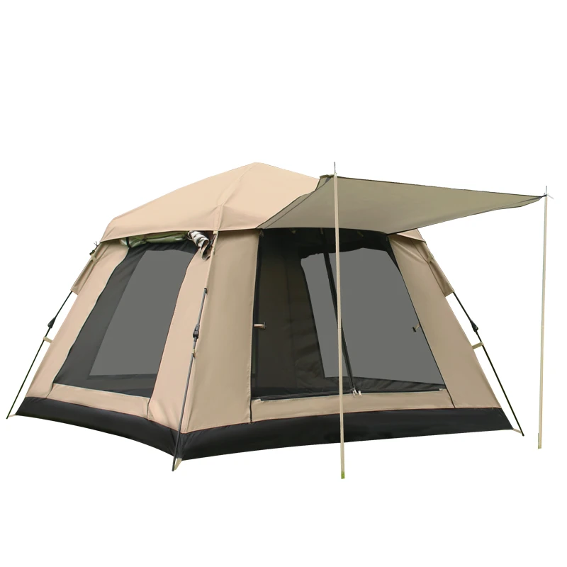 Wilderness camping tent  enjoy the panoramic view innovative technology thickened sunscreen silver coating  family  outdoor tent