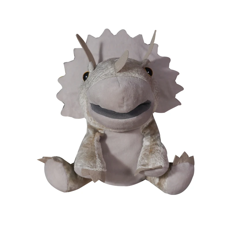 Jurassic World Triceratops hand puppet plush toy Creative Design  Triceratops Plush Toys Animals Dinosaur Stuffed Toys