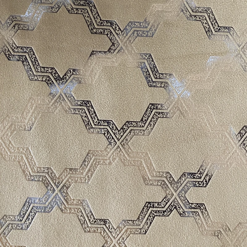 Best selling cheap golden bronzed holland velvet fabric for sofa 100% polyester fabric new design