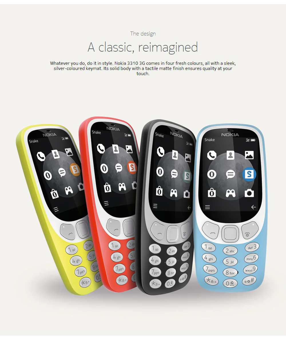 Original  mobile nokia 3310  2.4 Inch double sim nokia keypad mobile phone 3310 4g  Unlocked Cell Phone Noki 3310 phone