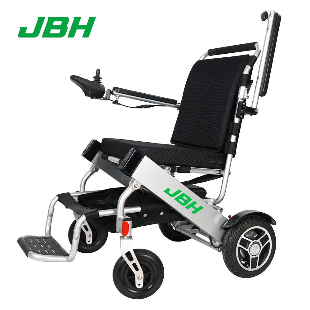 height adjustable seat  lithium battery folding lightweight electric wheelchair