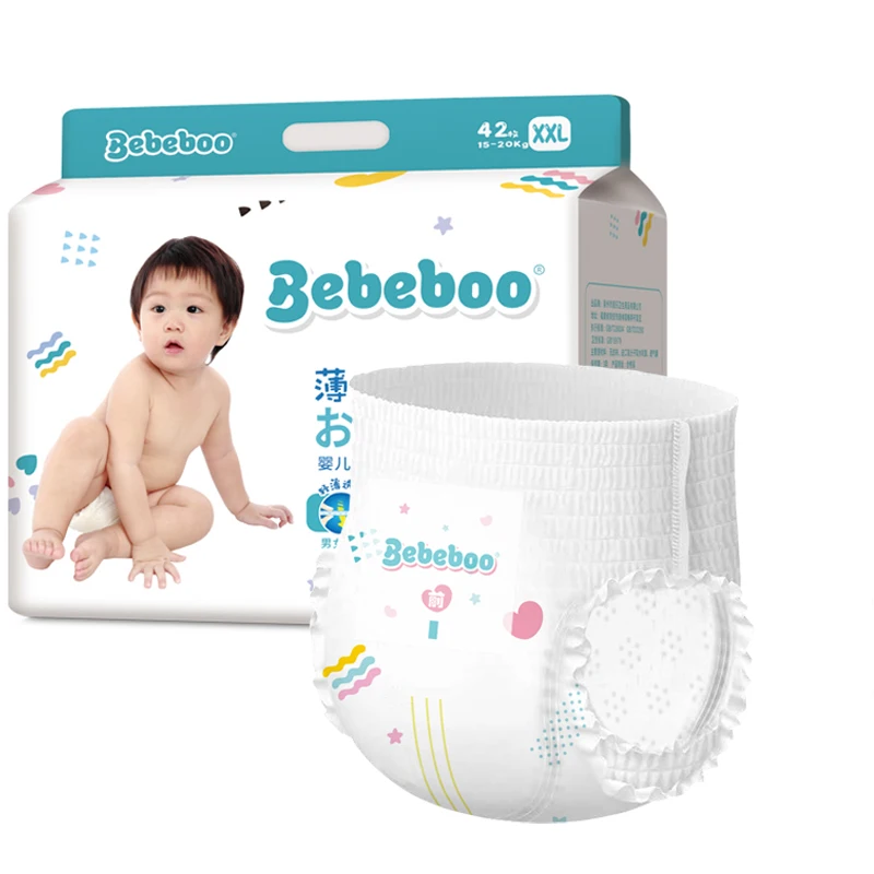 China Avant garde design popular lovely cute product soft comfortable disposable baby diaper pants machine pant s dyper