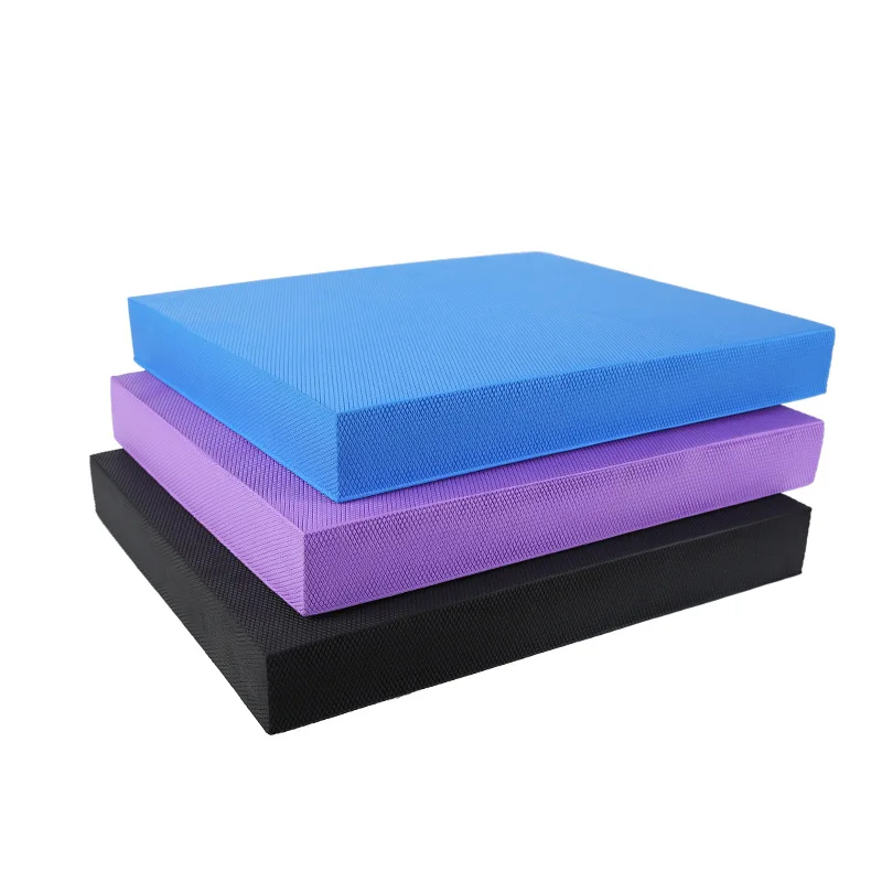 Eco friendly high quality gym exercise soft tpe foam material yoga balance pad
