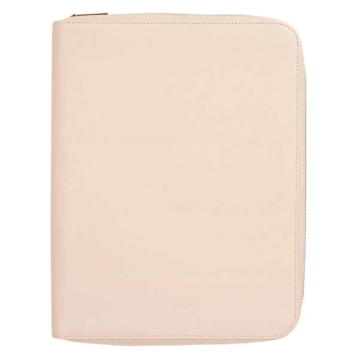 Custom PU Leather A5 Note Book Cover Removable Book Cover With Zipper