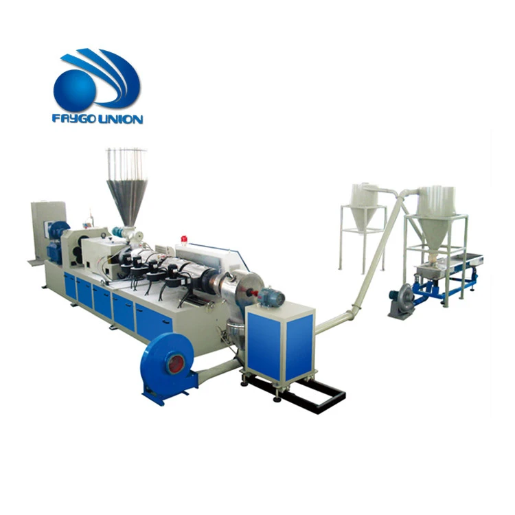 waste plastic recycling pelletizing machine/pet plastic granulator for sale with low price