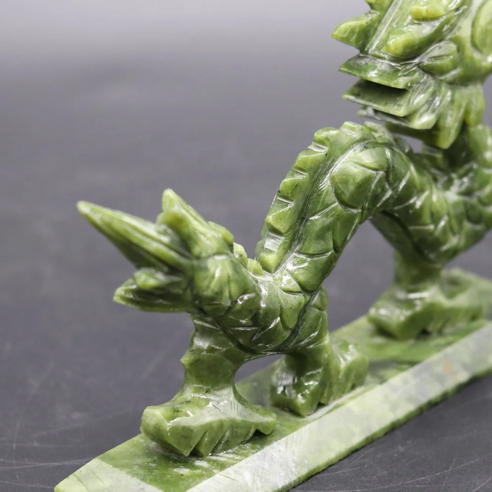 Buyer Gemstone Feng Shui Gemstone Rough Natural Jade Stone Dragon