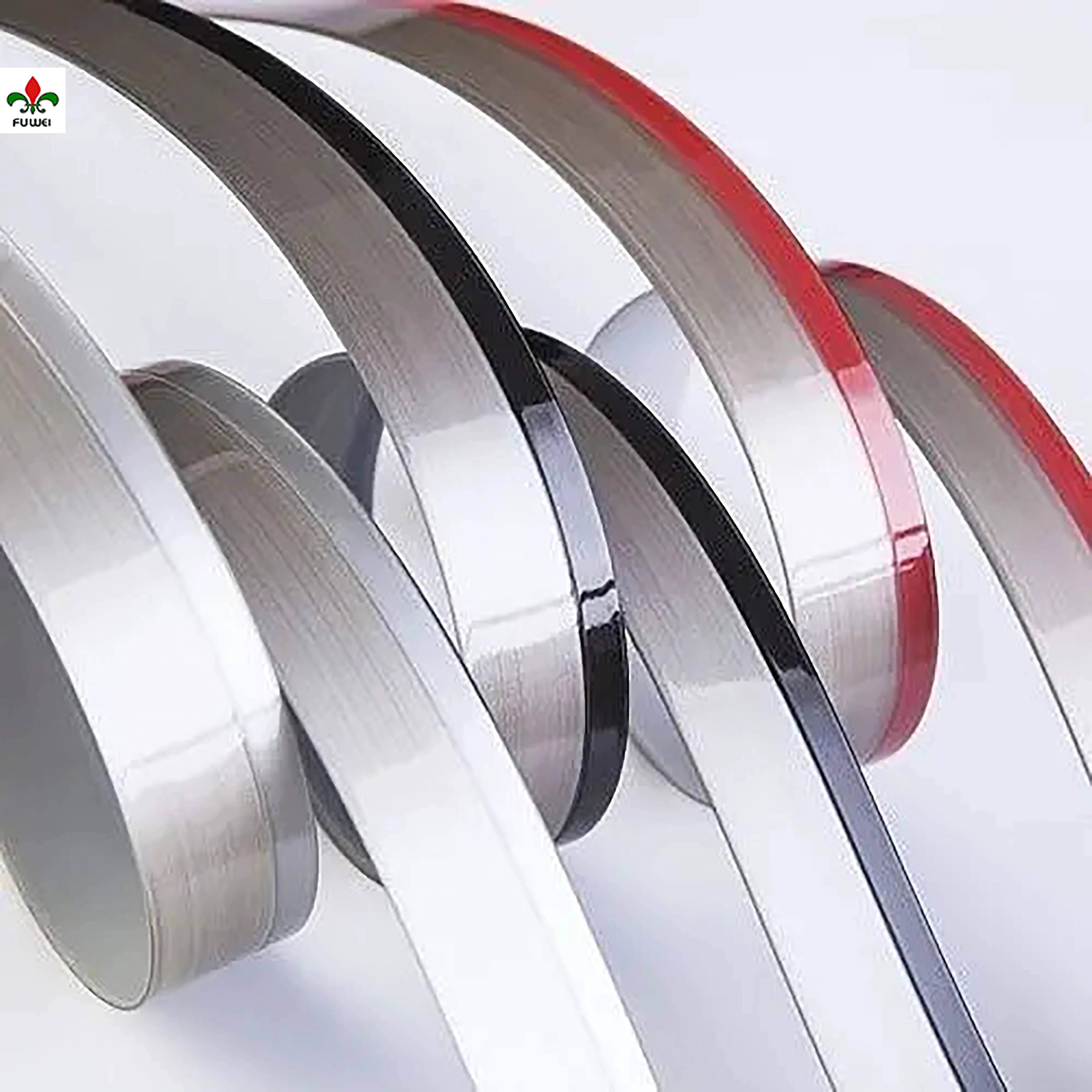 0.45-3mm thickness PVC edge banding for furniture  edge banding for wooden doors FUWEI