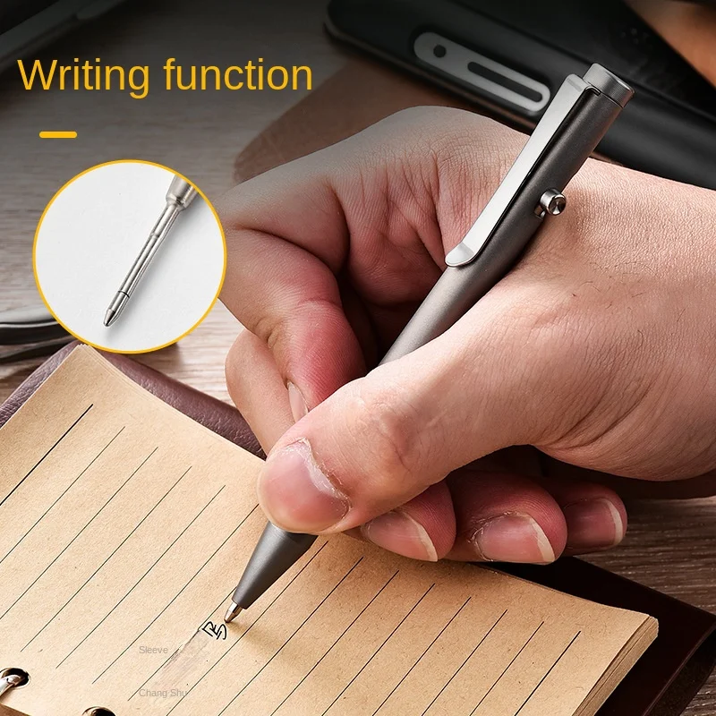 new 2024 titanium alloy tactical pen Multifunctional bolt Signature pen carry-on high-end Signature pen