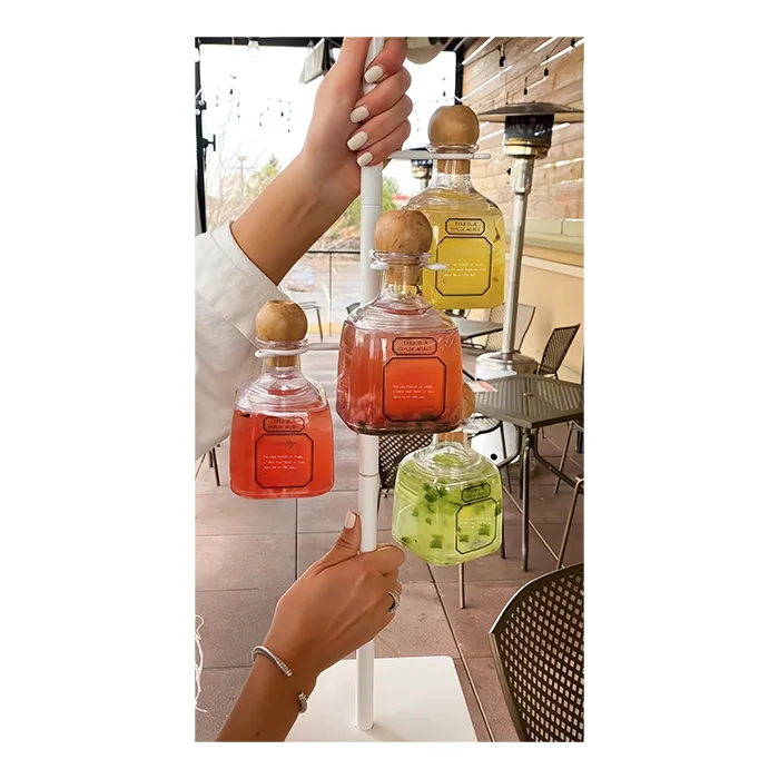 wholesale Party Wine Plastic Cup Set tequila patron plastic bottle drinking cup vessel plastic tequila cups