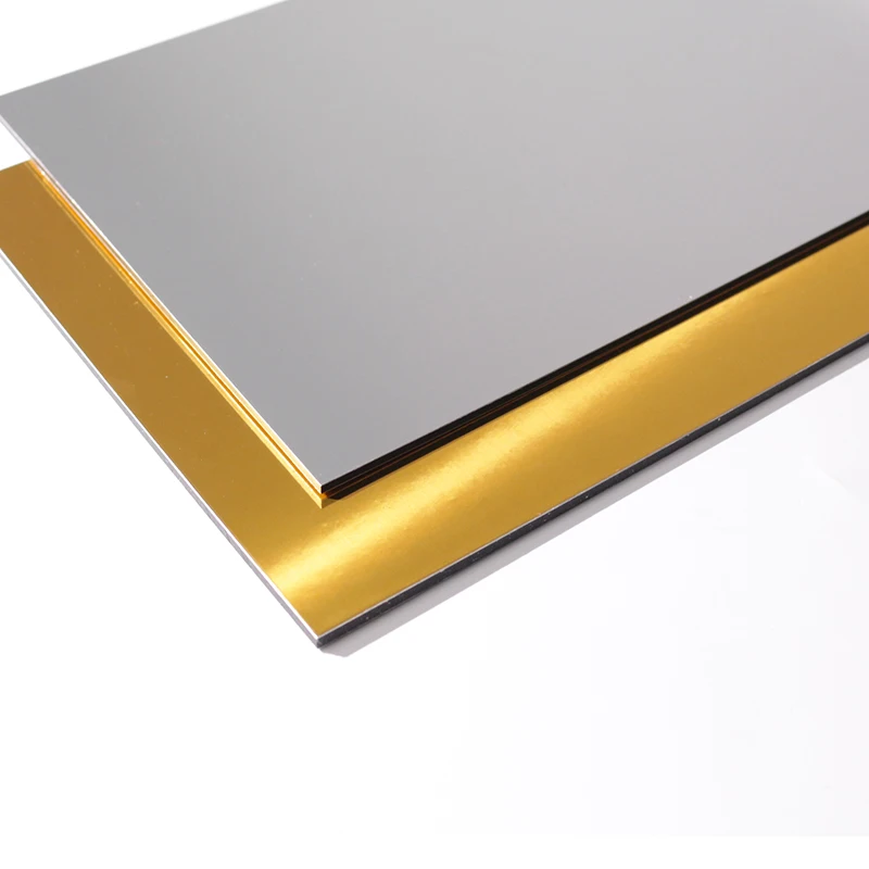 4mm Mirror Aluminum composite Panels  ACP ACM