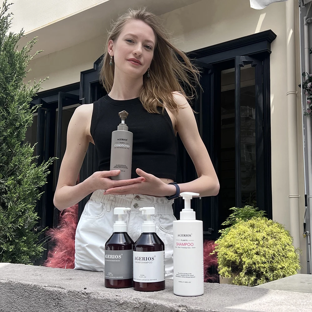 All Natural Supports Nourishing Anti Hair Loss Shampoo Organic Tea Tree Rosemary Oil Solid Regrowth Shampoo and Conditioner