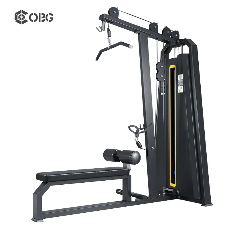 Gym Fitness Equipment Lat Pulldown Machine High Low Row Pull Trainer Steel Function Machine