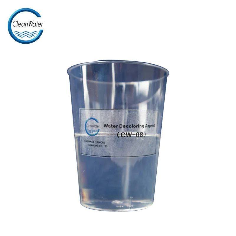 color removal textile wastewater decoloring Water Decoloring Agent CW-08
