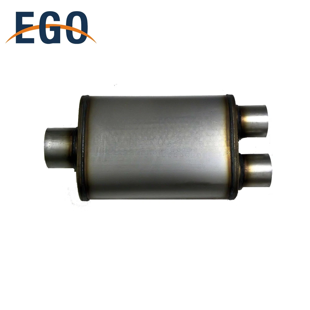 EGO performance parts SS304 flowmaster car auto exhaust resonator muffler for truck