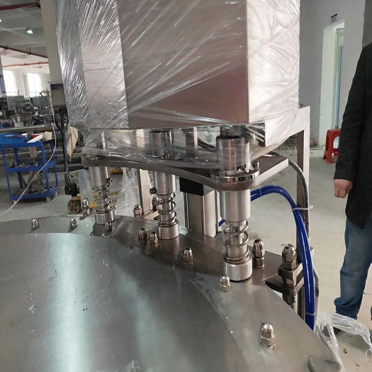 Rotary Automatic Premade Spout Bag Doypack Suck Pouches Filler Drink Milk Filling Capping Machine For Liquid Juice