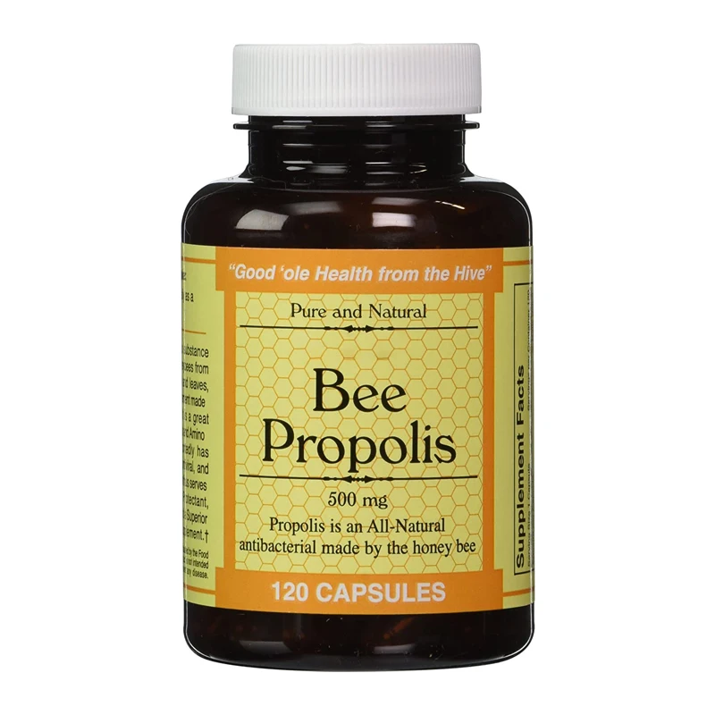 Good Quality Royal Jelly Capsules With Propolis Non-GMO Bee Propolis Capsule Organic For Antioxidant