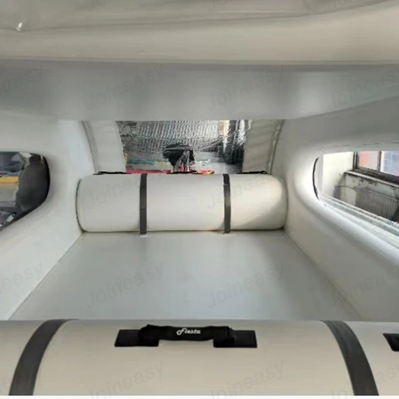 New Arrival DWF Catamaran Boat House inflating Pontoon Boat Catamaran Passenger Boat