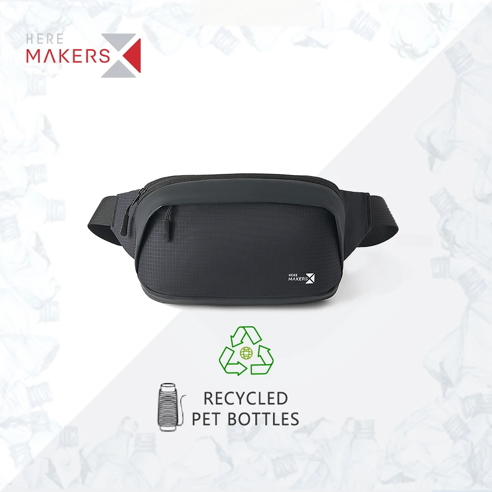 OEM ODM Custom Waterproof waist bag pochete High quality mens casual Eco Friendly Fanny pack Bum bag Supplier