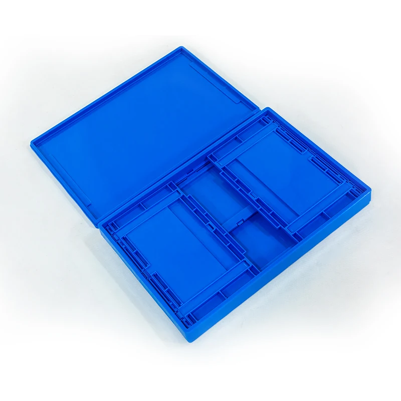 plastic crates folding stackable turnover box
