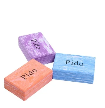 PIDO Eva foam broks Exercise   Eco Friendly Customized Yoga Brick Non-Slip Surface Exercise Fitness Tool Yoga Block