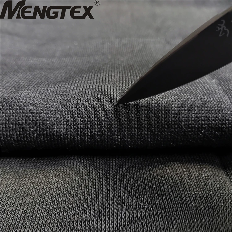 Black stainless steel wire cloth high strength wear resistant fabric cut resistant fabric