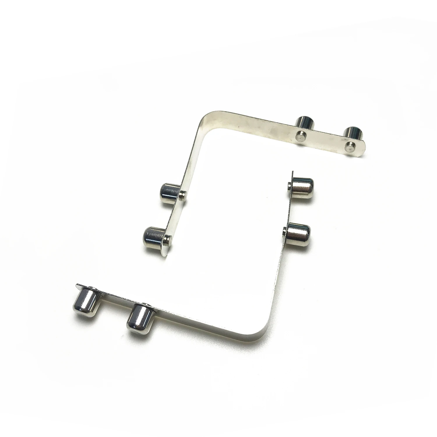 Solid Head Double Ended Snap Button Pins Spring Clips