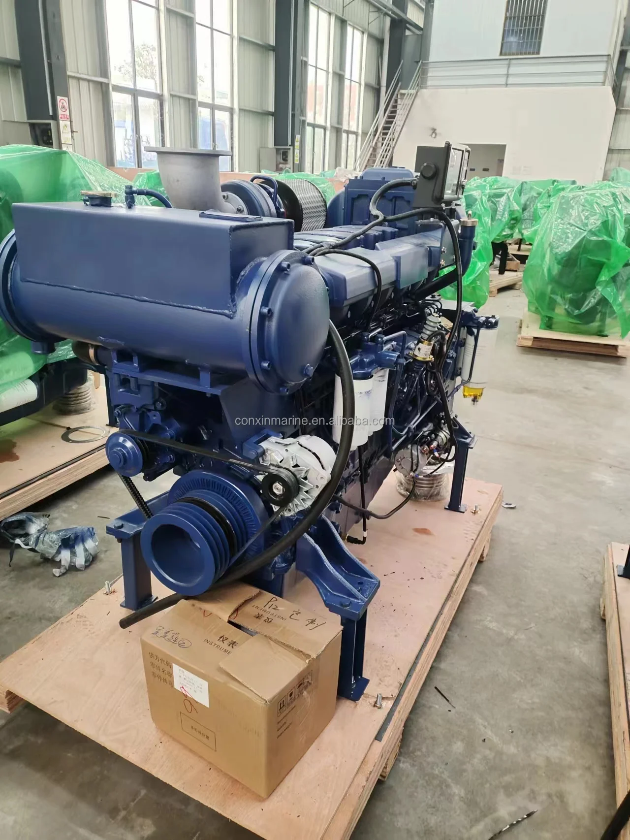 Top quality WP10 6 cylinder 280HP 300HP 320HP 4 strokes marine diesel engine for boat