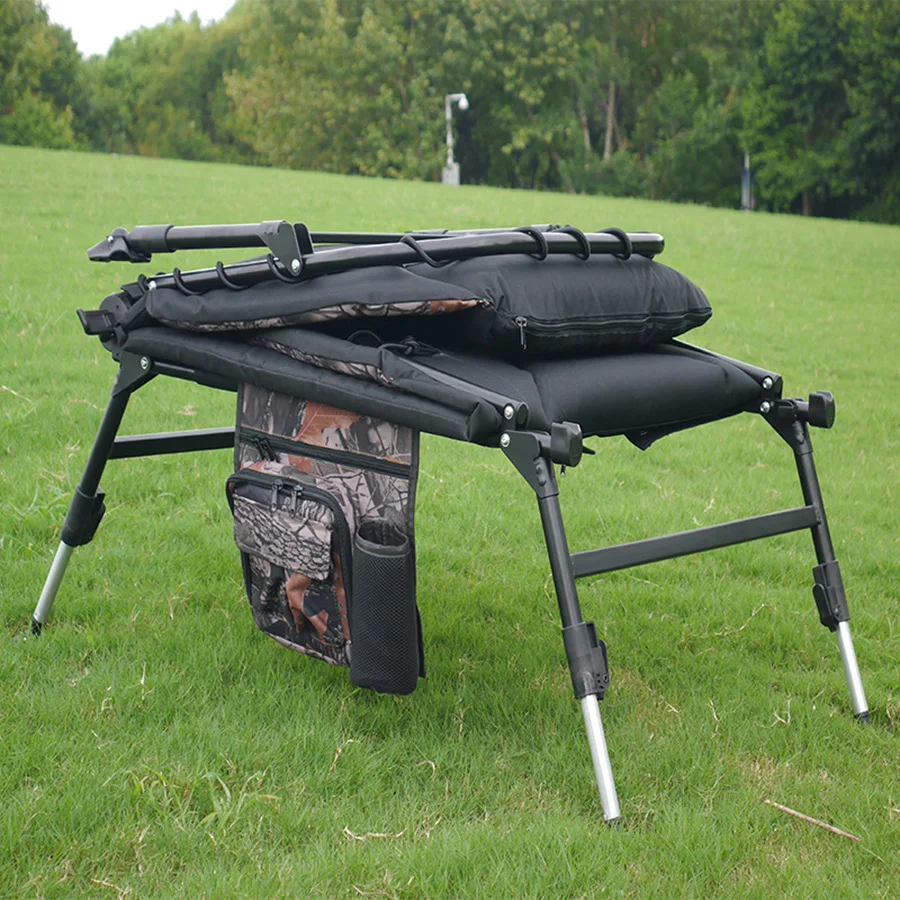 Spring Limited New Outdoor and Indoor Sleep Carp Fishing Folding Bed Chair with 6 Legs