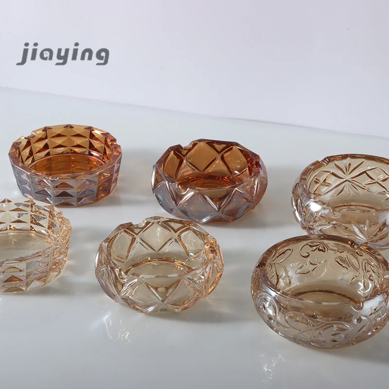 Nice Design Mini Clear Ashtray Glass Ashtray  Wholesale For Smoking