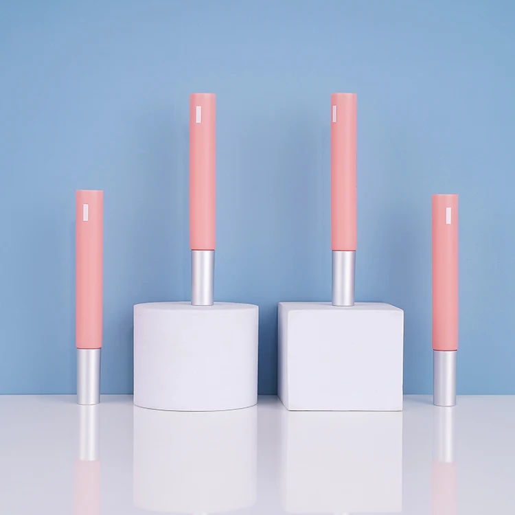 10ml Custom Plastic Cosmetic Packaging Skincare Container Lip Gloss Squeeze Makeup Concealer Tube With Flocking Brush Applicator