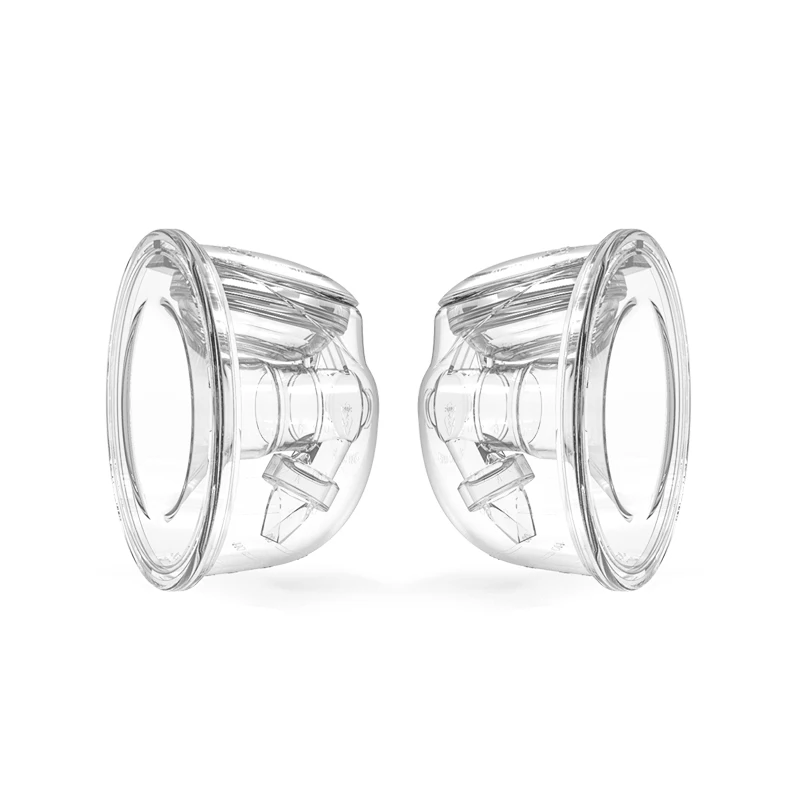 YOUHA Latest design new concept hands free wearable breast pump collection cup with Sealed Lid